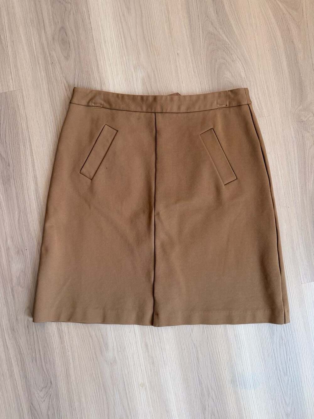Mario Serrani Italy Brown Stretch Mini Skirt Size 8
